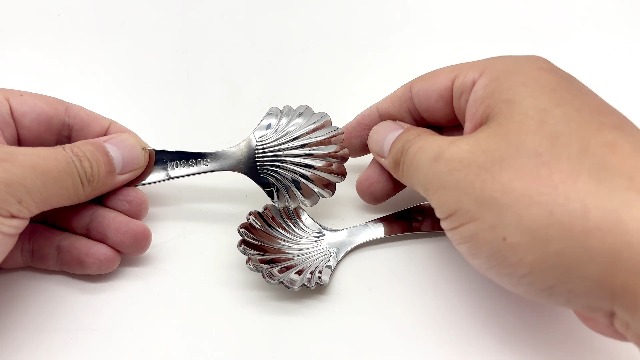 Amazon.com: Pinenjoy 6Pcs Shell Shape Spoons 18/10(304) Stainless